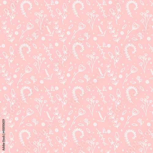 Pink floral pattern