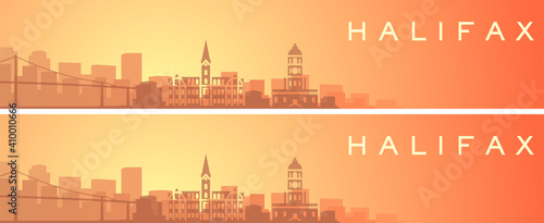 Halifax Beautiful Skyline Scenery Banner
