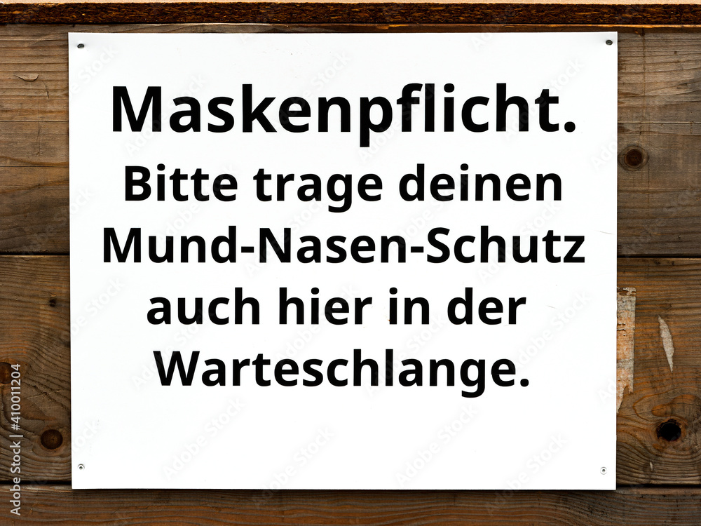 Maskenpflicht