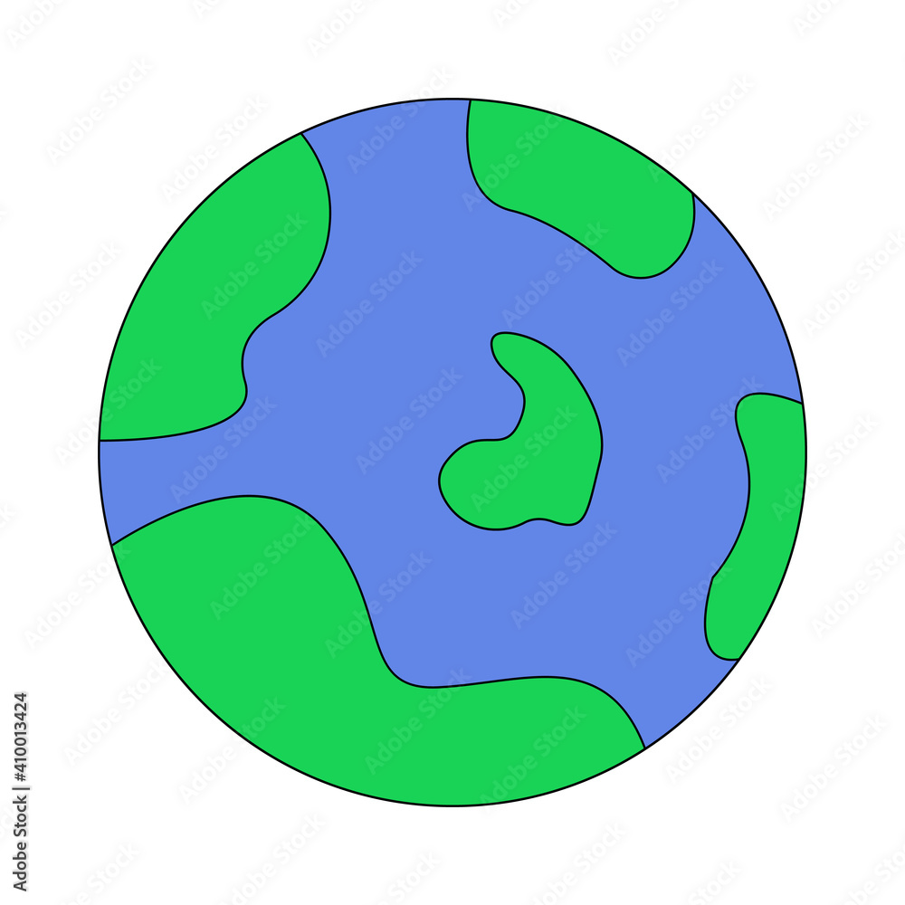 Vector earth icon. Earth planet concept icon. Icon isolated. Vector earth icon. Earth planet concept icon. Icon isolated.
