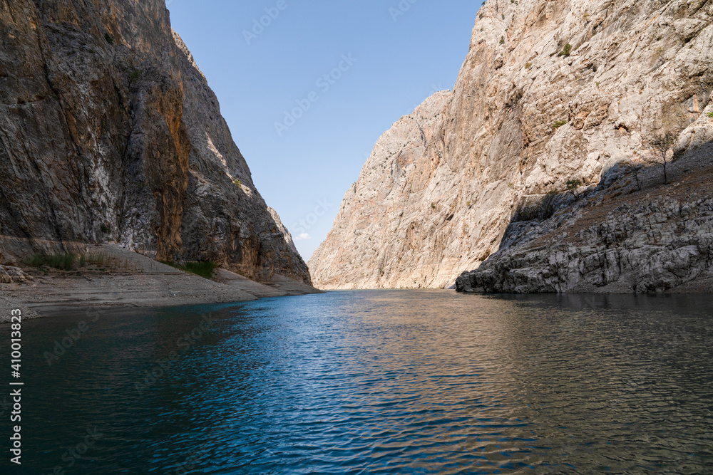 Dark Canyon (Karanlik Kanyon in Turkish) in Kemaliye, Egin, Erzincan, Turkey. Euphrates River in Turkey..