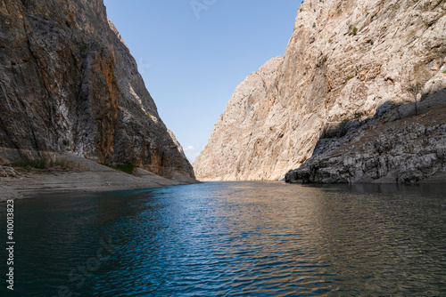 Dark Canyon (Karanlik Kanyon in Turkish) in Kemaliye, Egin, Erzincan, Turkey. Euphrates River in Turkey..