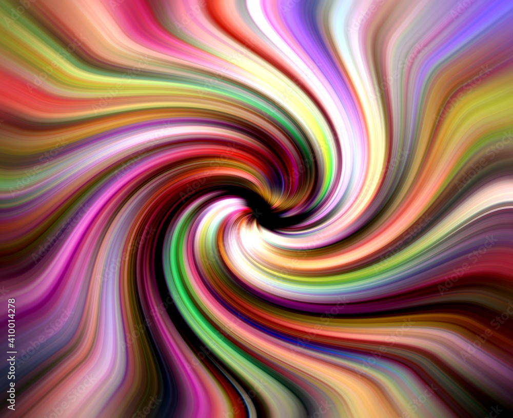 Multicolor design. Bright wavy lines. Abstract background
