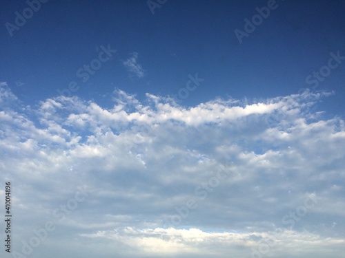 Blue sky with clouds