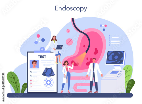 Gastroenterology doctor concept. Idea of health care and stomach