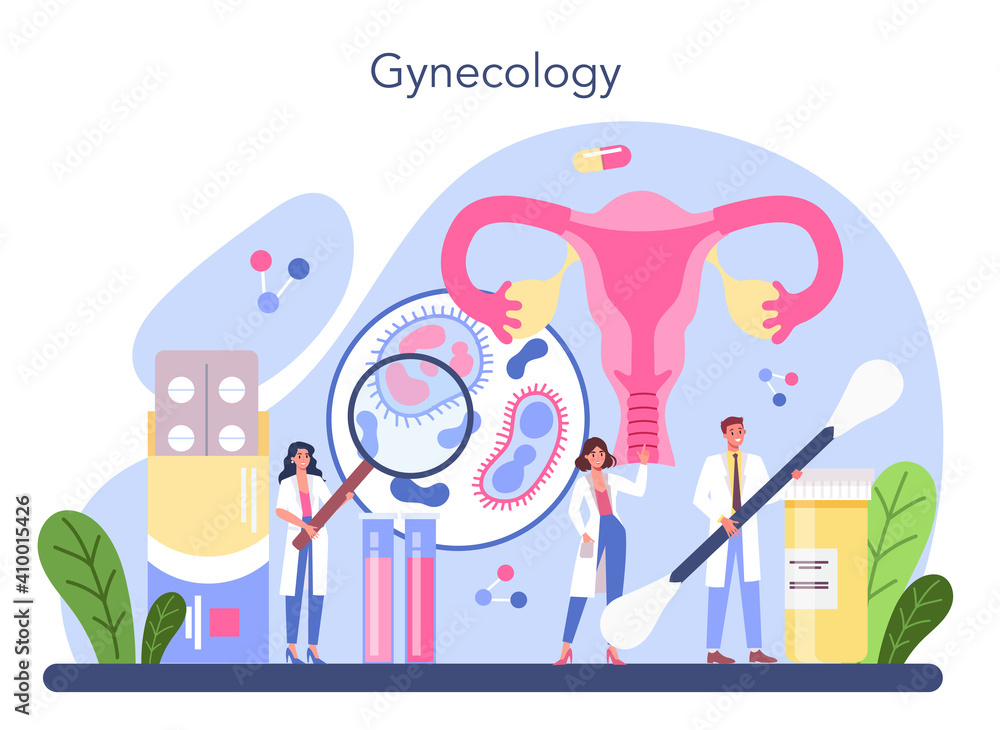 Gynecologist concept. Women health doctor, IVF specialist.