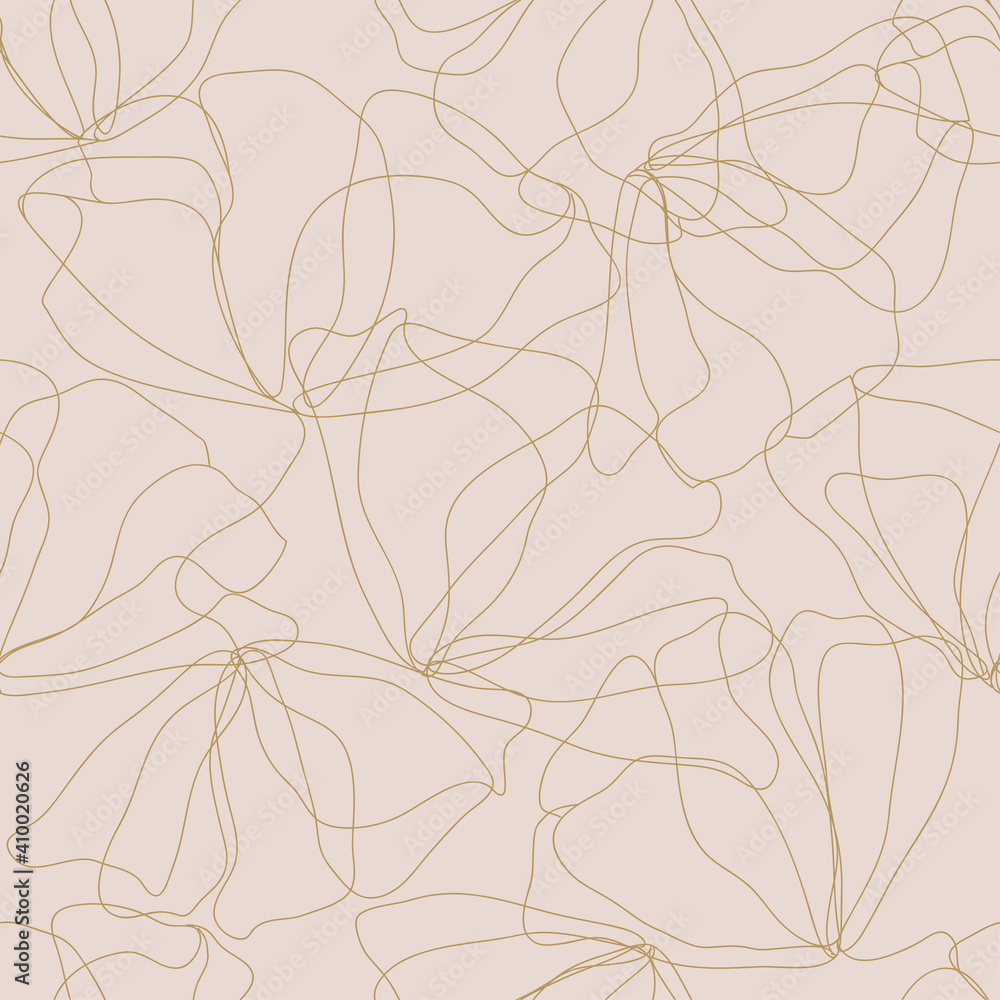 Fototapeta premium Seamless floral abstract delicate pattern. Vector texture in pastel colors