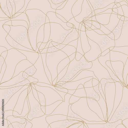 Seamless floral abstract delicate pattern. Vector texture in pastel colors