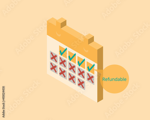 request a refund within the period vector