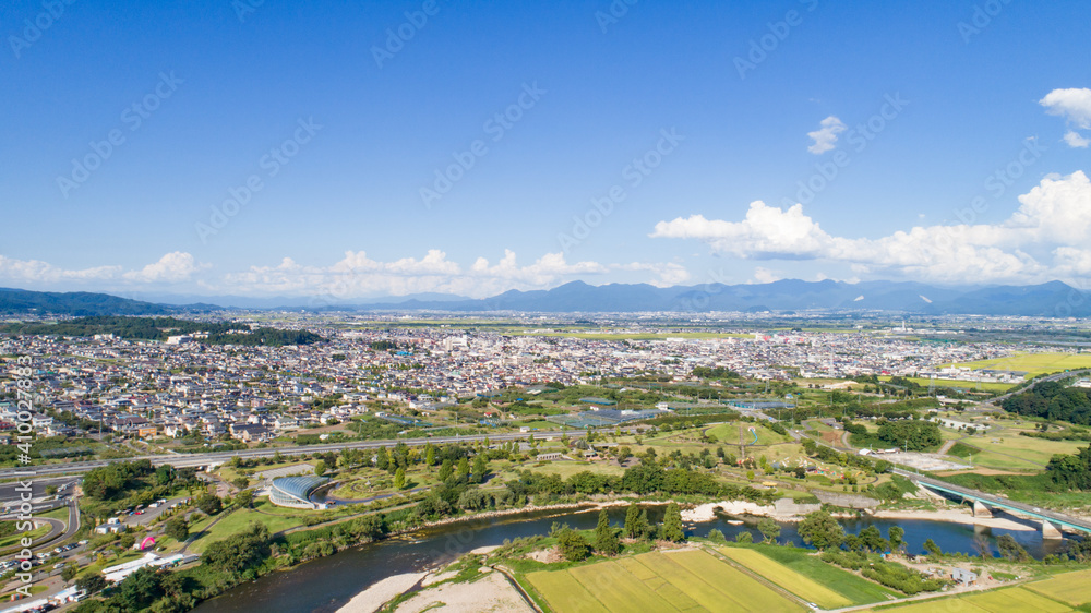 《山形県》上山市の街並み