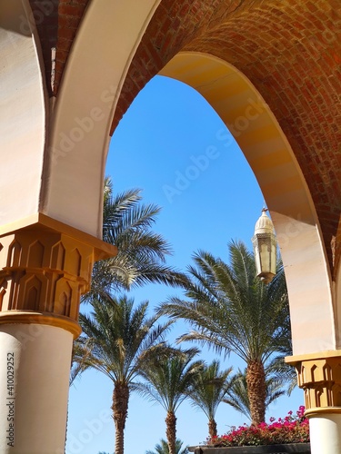 mosque in the city