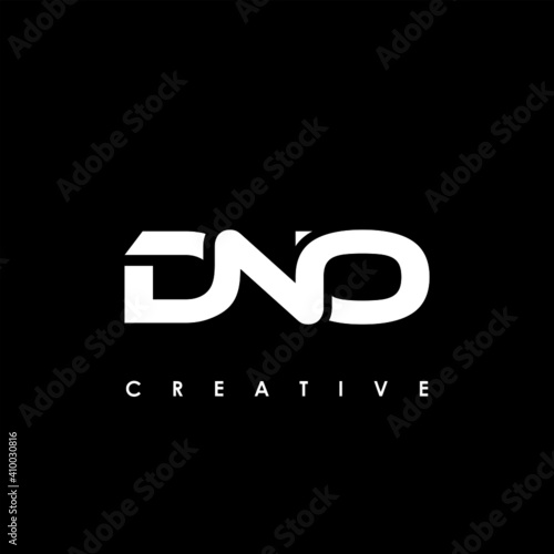 DNO Letter Initial Logo Design Template Vector Illustration