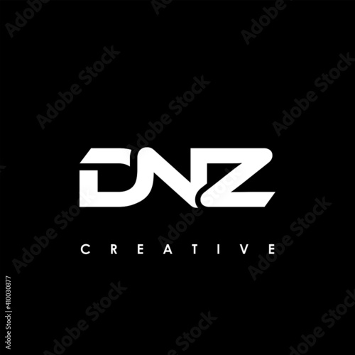 DNZ Letter Initial Logo Design Template Vector Illustration