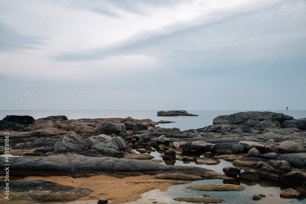 Sea and rocks in Sokcho, Korea