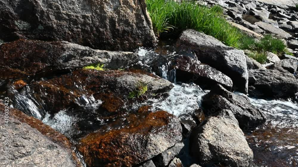 Stream near Lion Lake in Rocky Mountain National Park Stream near Lion Lake in Rocky Mountain National Park