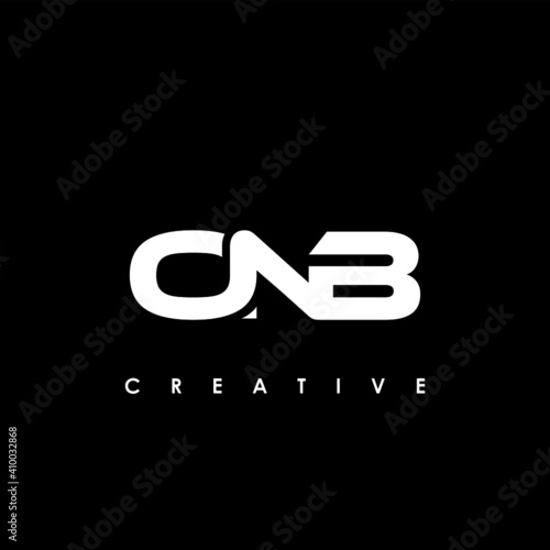 ONB Letter Initial Logo Design Template Vector Illustration photo