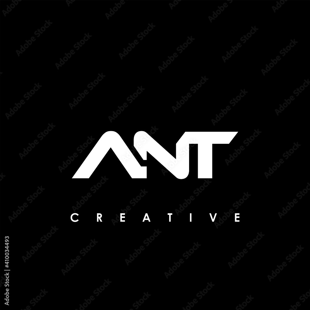 ANT Letter Initial Logo Design Template Vector Illustration