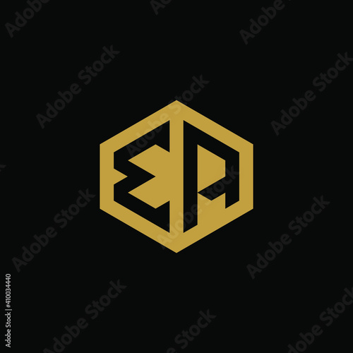 Free Download Initial letter EA hexagon logo design vector - GFXLoad