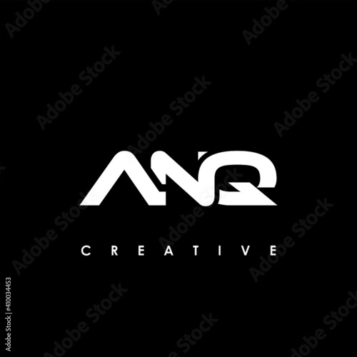 ANQ Letter Initial Logo Design Template Vector Illustration photo