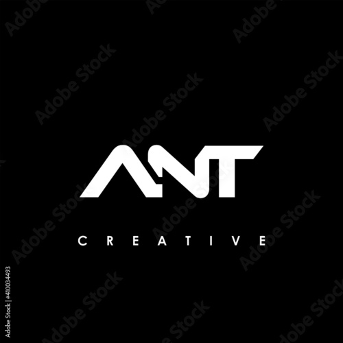 ANT Letter Initial Logo Design Template Vector Illustration