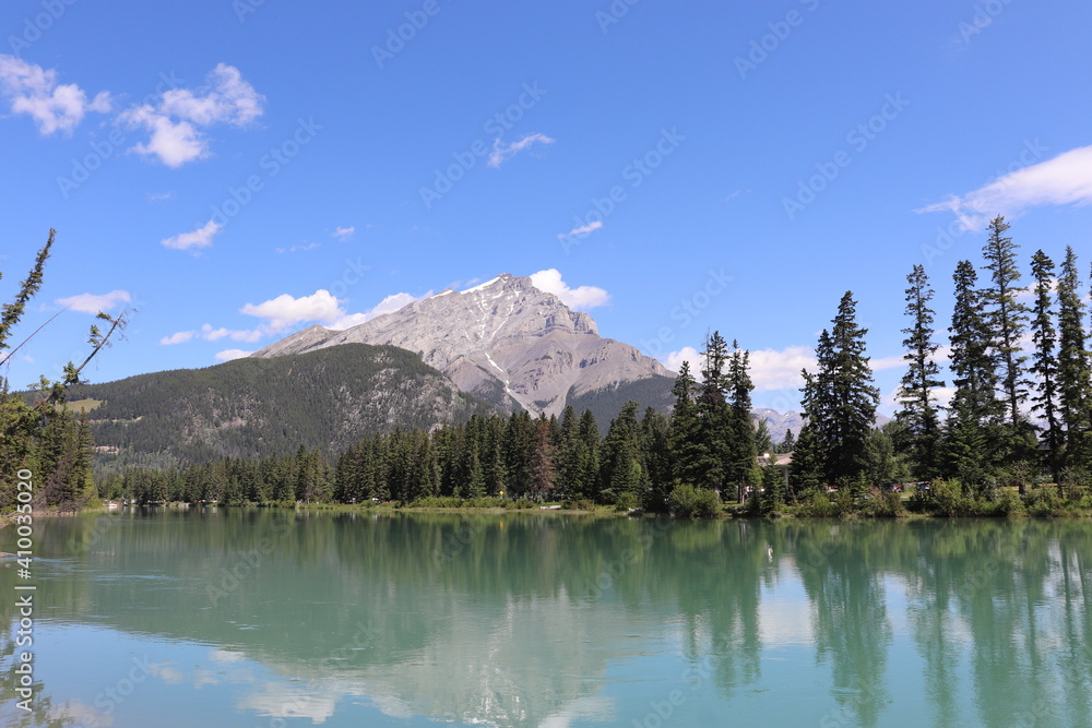 Lake and Mountains of Banff National Park