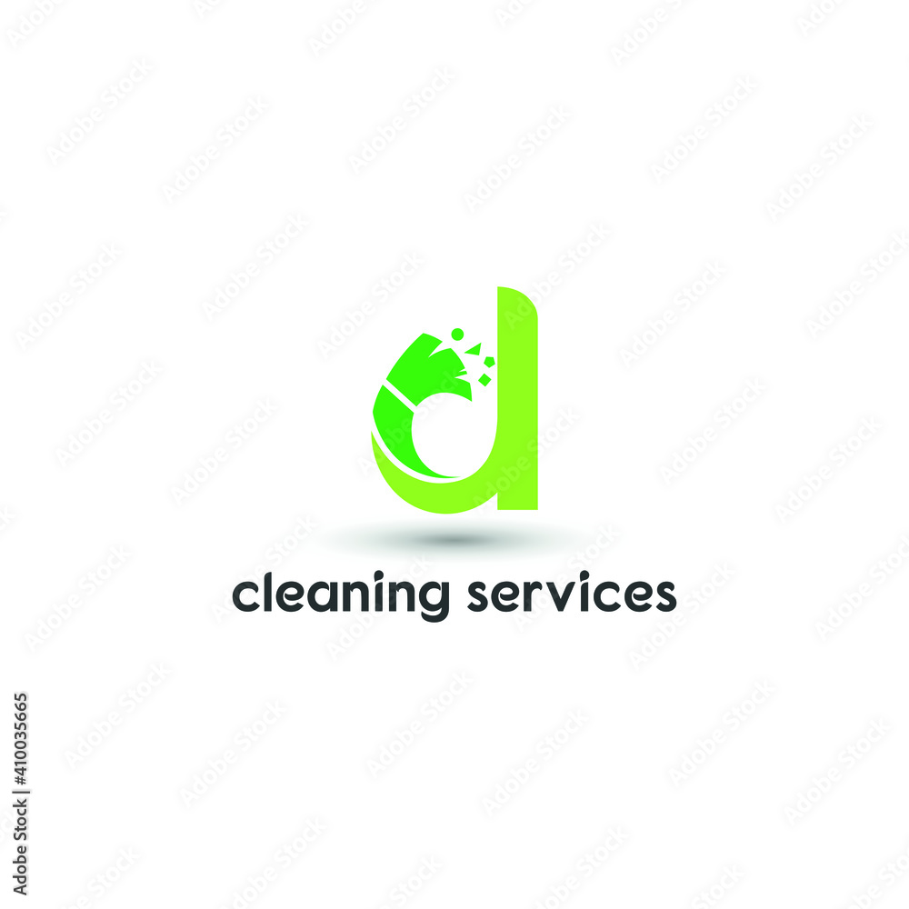 d initial letter combine with broom for cleaning service, house maintenance, repair, housecleaning, logo vector template concept d initial letter combine with broom for cleaning service, house maintenance, repair, housecleaning, logo vector template concept