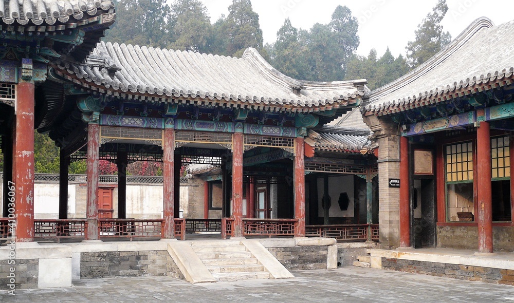Chinese architecture in the Summer Palace, Beijing Chinese architecture in the Summer Palace, Beijing
