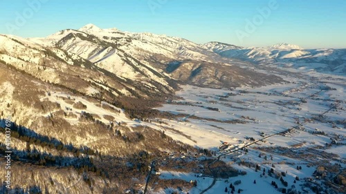 Drone 4k Winter Mountains