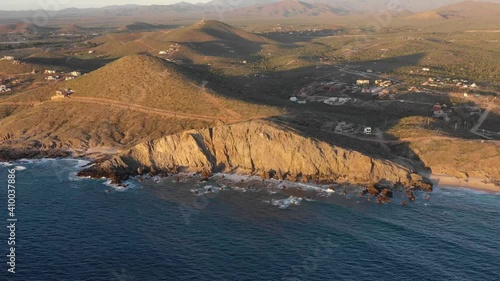 Drone 4k Baja Coast Secret White Sand Beaches