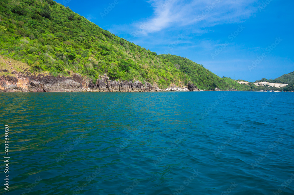 Naklejka premium Nam Du island. A tranquil island with beautiful beach in Kien Giang, Vietnam. 