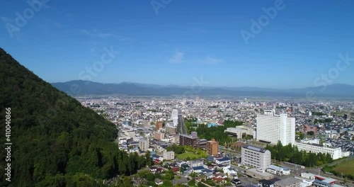 《山形県》山形市内の街並み