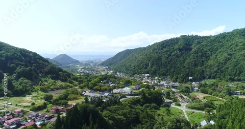 《山形県》山寺付近の風景