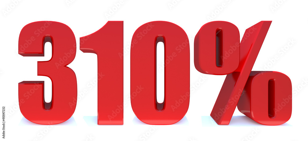 310 Percent off 3d Sign on White Background, Special Offer 310% Discount Tag, Sale Up to 310 Percent Off,big offer, Sale, Special Offer Label, Sticker, Tag, Banner, Advertising, offer. 310 Percent off 3d Sign on White Background, Special Offer 310% Discount Tag, Sale Up to 310 Percent Off,big offer, Sale, Special Offer Label, Sticker, Tag, Banner, Advertising, offer.