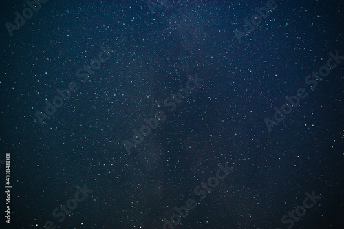 starry sky background, texture night photo with long exposure