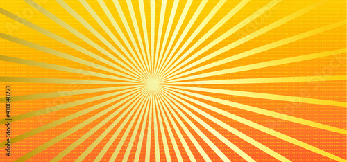 orange gradients abstract sunburst background
