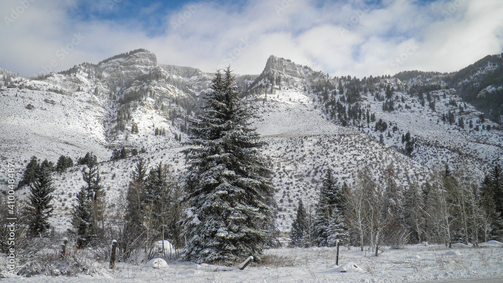 Colorado winter landscape