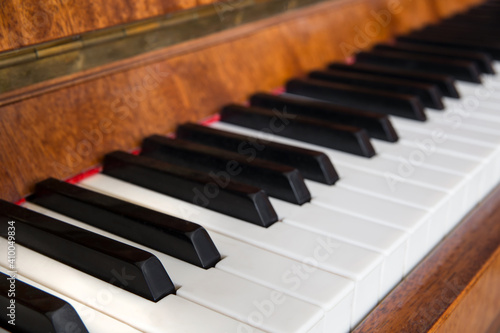 Piano keyboard. Background image.