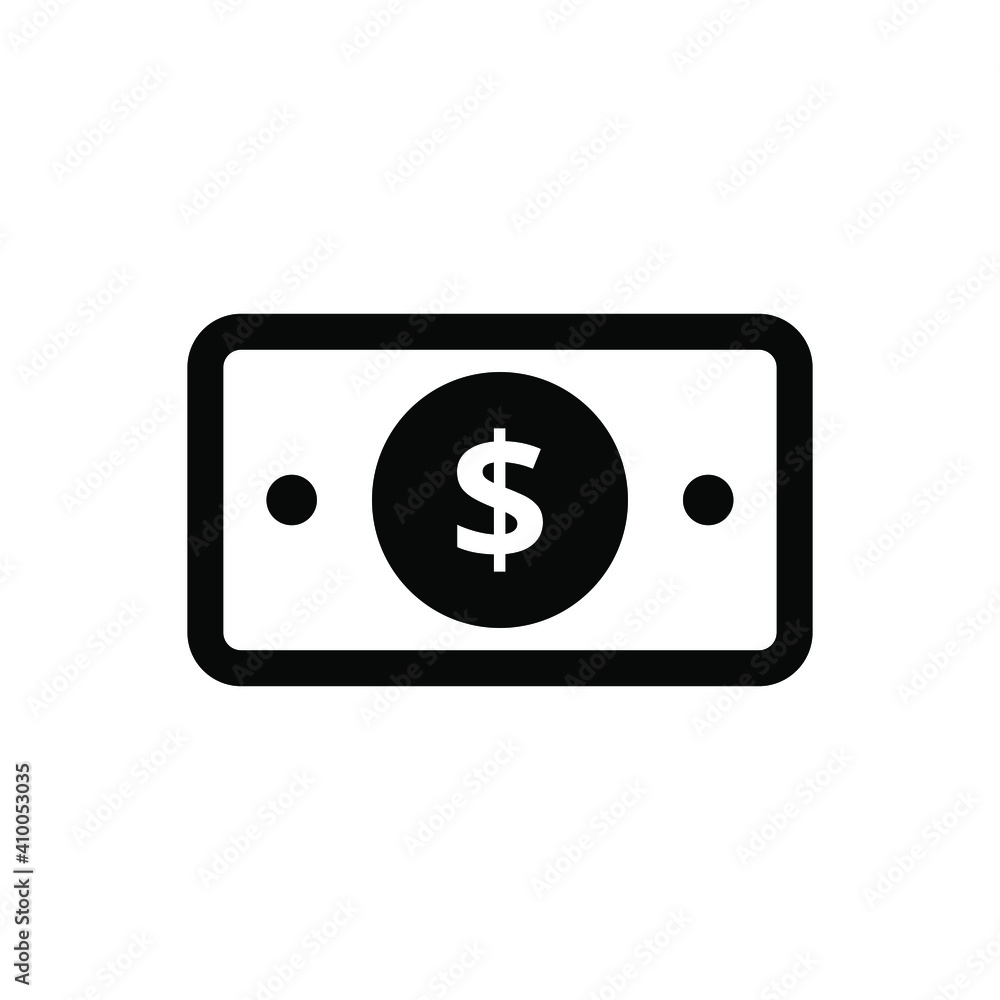 Dollar cash icon vector graphic illustration Dollar cash icon vector graphic illustration