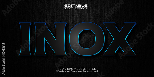Inox text effect