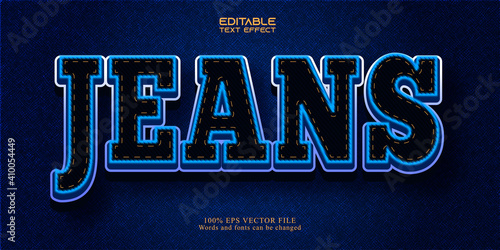 Jeans text effect