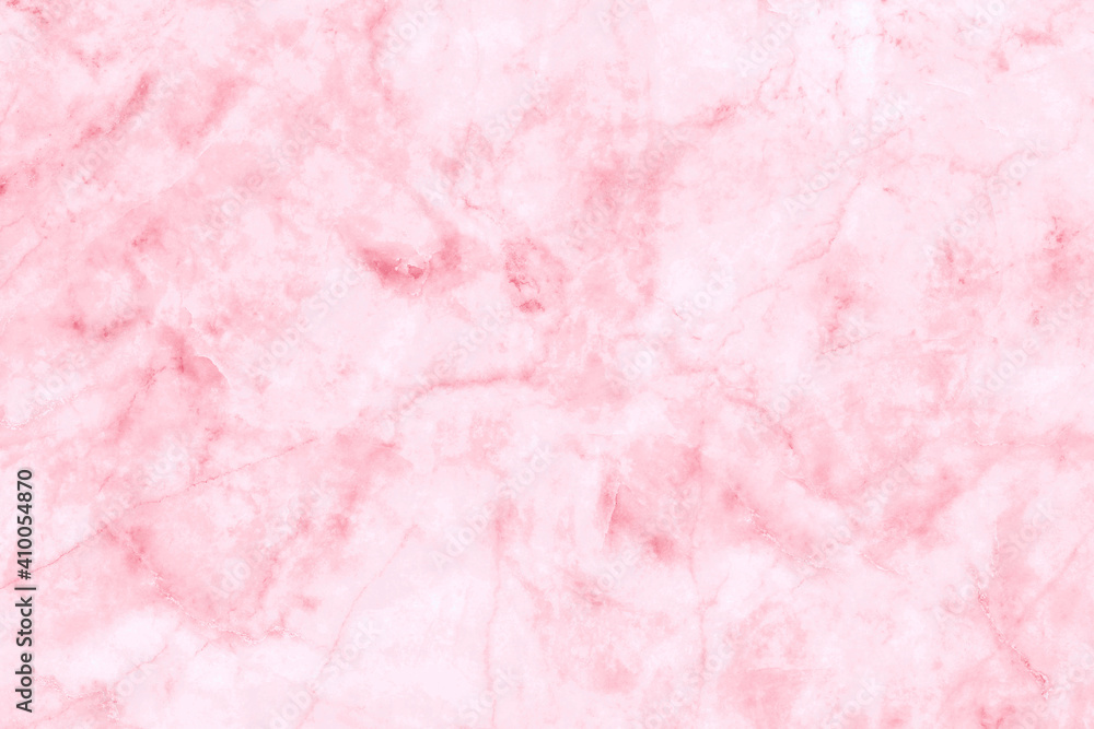 Fototapeta premium Pink marble texture background with high resolution for interior decoration. Tile stone floor in natural pattern.