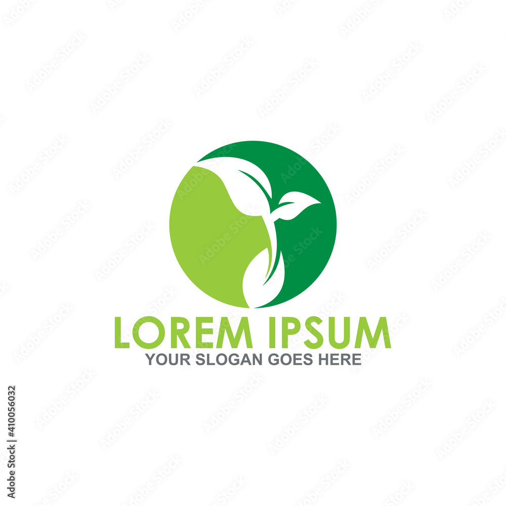 leaf nature vector , natural logo leaf nature vector , natural logo