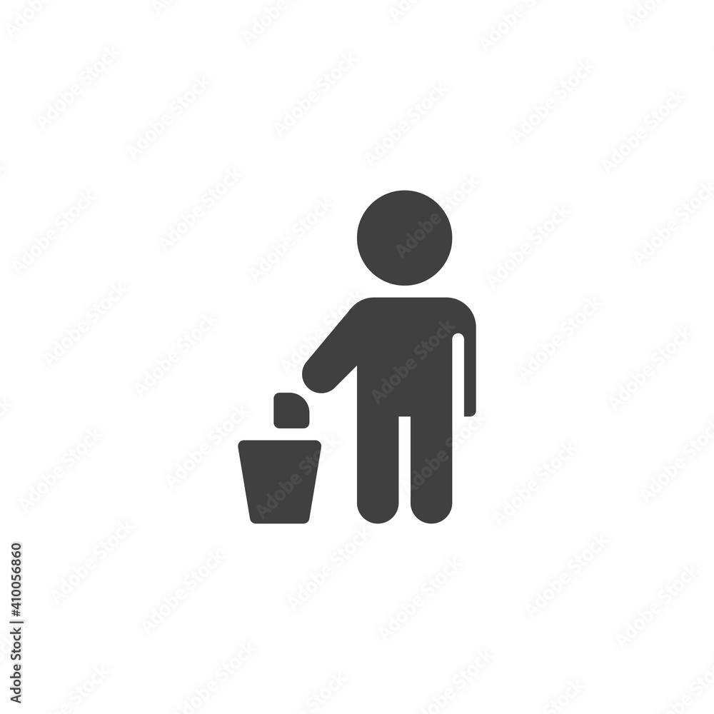 Keep clean vector icon. filled flat sign for mobile concept and web design. Do not litter glyph icon. Symbol, logo illustration. Vector graphics Keep clean vector icon. filled flat sign for mobile concept and web design. Do not litter glyph icon. Symbol, logo illustration. Vector graphics