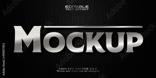 Mockup tect effect