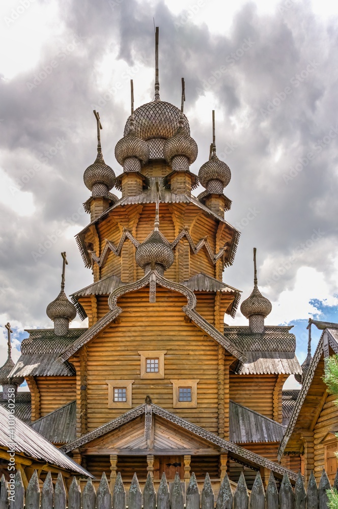 Wooden All Saints skete in Svyatogorsk, Ukraine Wooden All Saints skete in Svyatogorsk, Ukraine