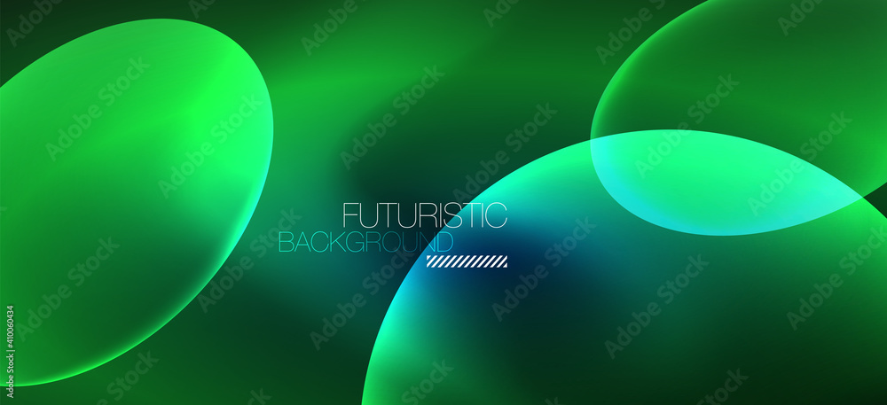 Neon ellipses abstract backgrounds. Shiny bright round shapes glowing in the dark. Vector futuristic illustrations for covers, banners, flyers and posters and other Neon ellipses abstract backgrounds. Shiny bright round shapes glowing in the dark. Vector futuristic illustrations for covers, banners, flyers and posters and other