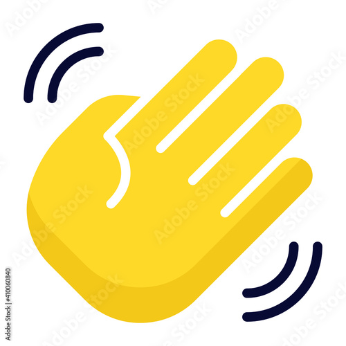 hand gesture flat icon , photography and digital art flat vector design
