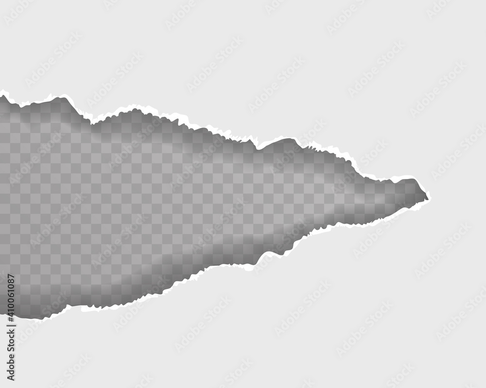 Ripped hole window torn paper sheet realistic pattern transparent background vector illustration Ripped hole window torn paper sheet realistic pattern transparent background vector illustration