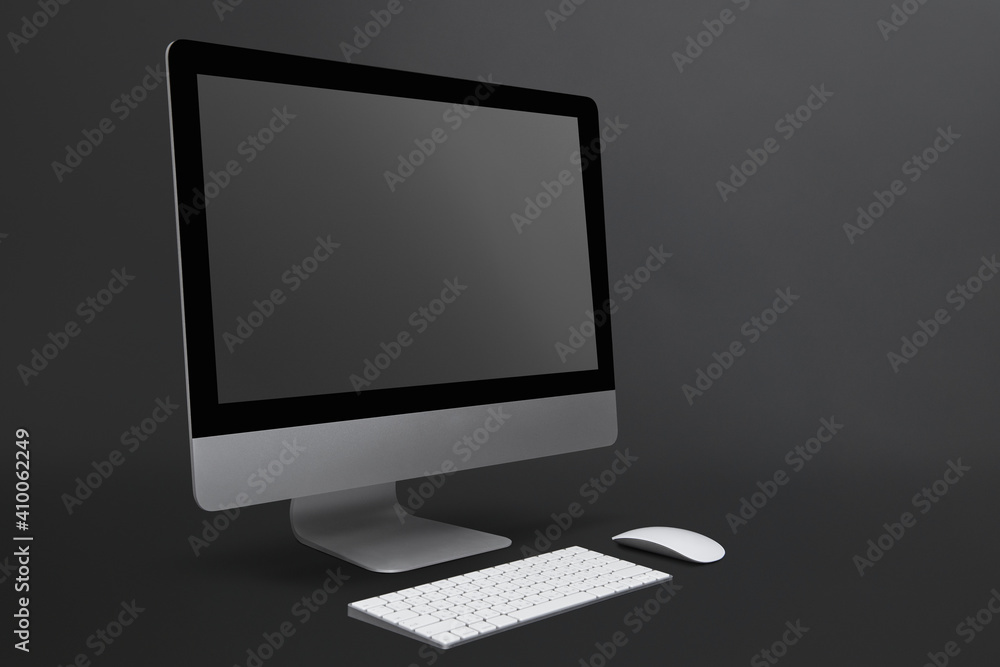 Fototapeta premium Computer monitor screen mockup digital device