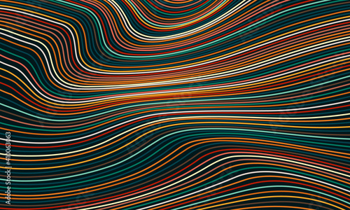 Psychedelic groovy background.
